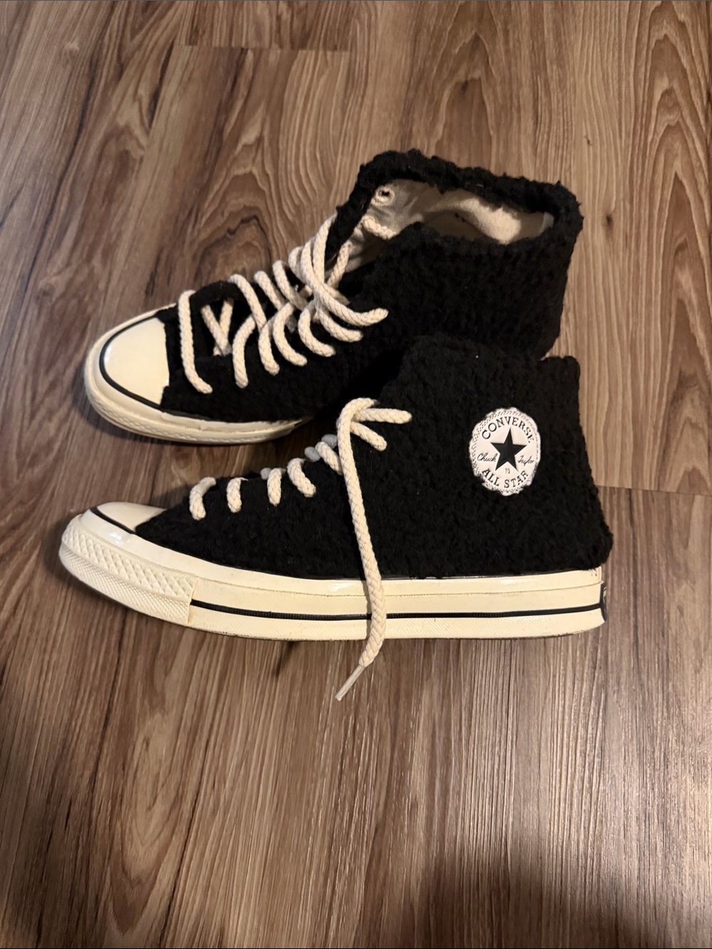 Custom Sherpa Converse Retro High